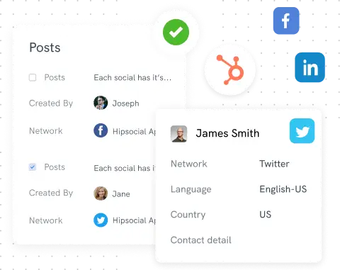 save contacts from social media profiles