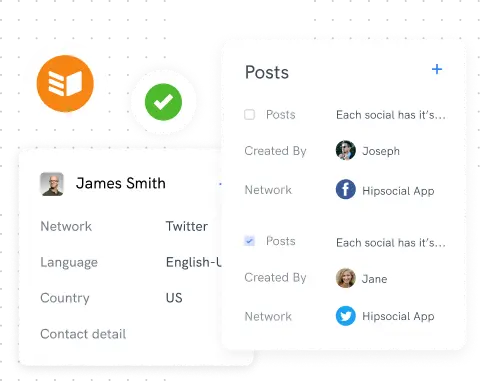 save contacts from social media profiles